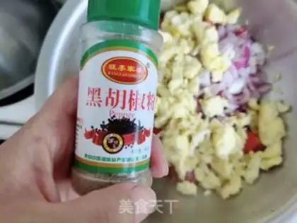 Make All-eat egg tomato pie step 10