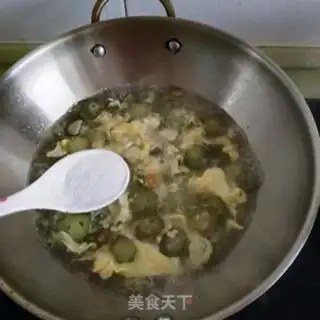 Make Scooter egg oil soup step 6