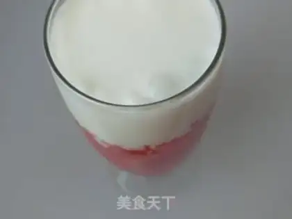 Make Sour cream watermelon juice step 4