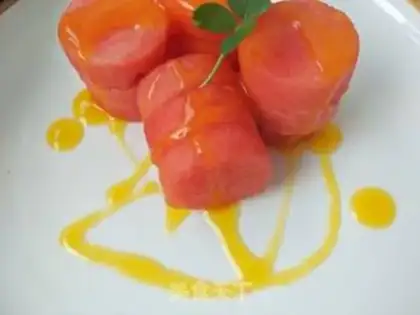 Make Orange watermelon step 4