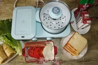 Make Milk corn sandwich step 0