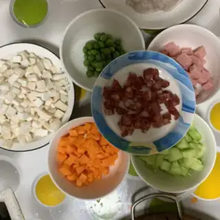 Make Chicken leg mushrooms step 1