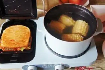 Make Milk corn sandwich step 5