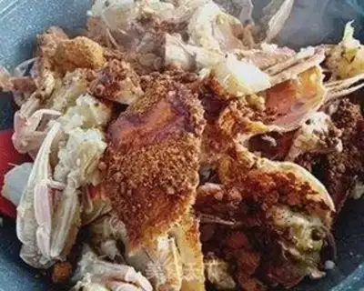 Make Flaming crabs step 2