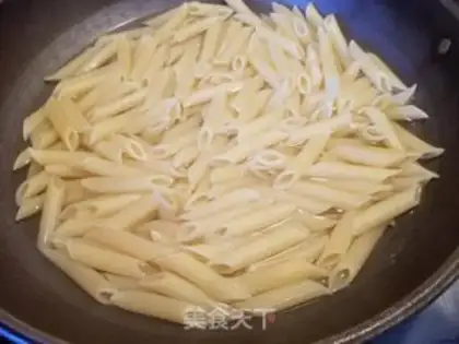Make Chicken and white pasta step 4