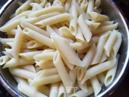Make Chicken and white pasta step 5