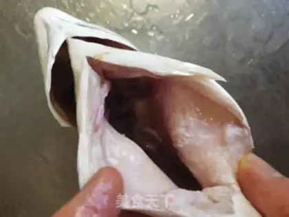 Make Red-burned goldfish step 1