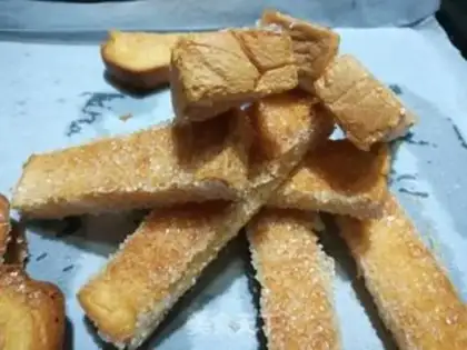 Make Butter sugar toast step 7