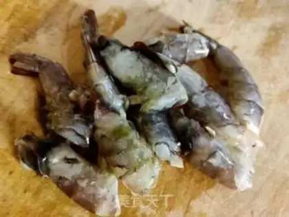 Make Pepper pea shrimp step 1