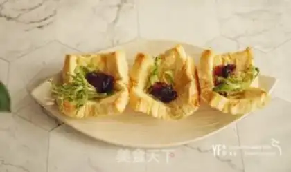 Make Palma ham toast step 4