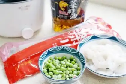Make Shrimp pea powder step 0