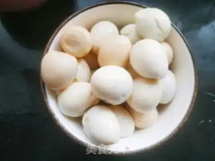 Make A quail egg with potatoes step 4