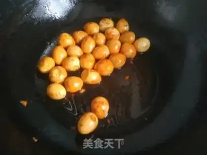 Make A quail egg with potatoes step 7