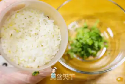 Make ♪ West blue flower meat sumcaton frog rice ♪ step 3