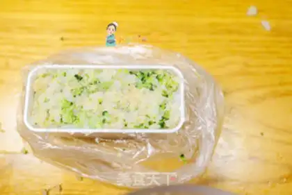 Make ♪ West blue flower meat sumcaton frog rice ♪ step 5