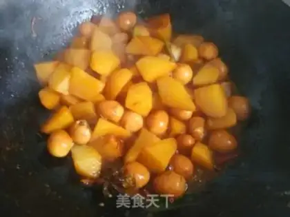Make A quail egg with potatoes step 15