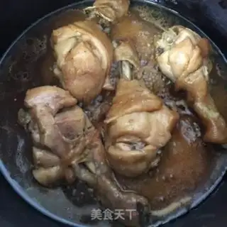 Make Chicken leg with sauce step 5