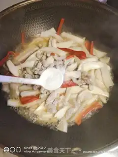 Make Sausage apricot mushroom step 6