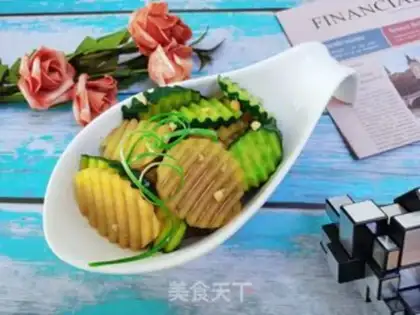 Make Potato cucumber step 7