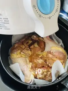 Make Air-cooked chicken leg step 2
