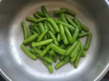 Make Five peas step 1
