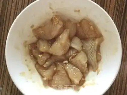 Make Fans steamed dragonfish step 5