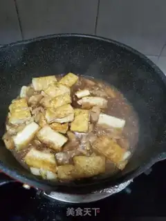 Make Shrimp dry tofu step 6