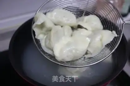 Make Pork celery dumplings step 13