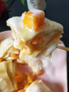 Make A thousand layers of mango yogurt step 9
