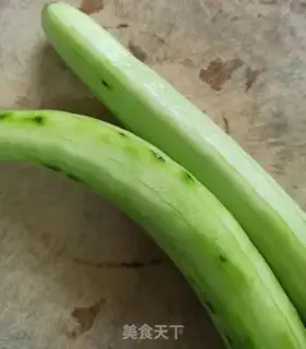 Make cucumber fried eggs step 0