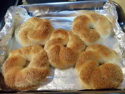 Make Sesame bread step 16