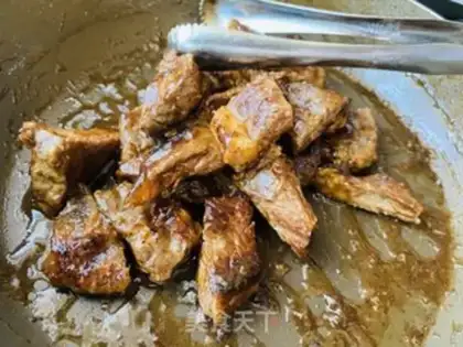 Make Fried cold steak step 9