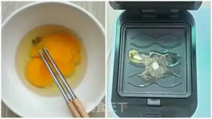 Make Spaghetti egg fever step 0