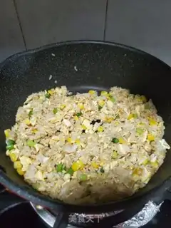 Make Corn and garlic fried rice step 6