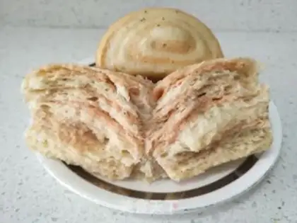 Make Flamingo roll step 12