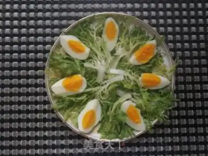 Make ♪ ♪ A blue chord egg salad ♪ step 4