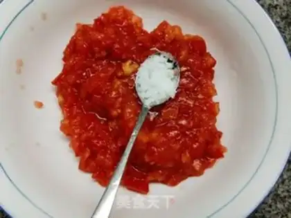 Make Tomato egg dumplings step 2