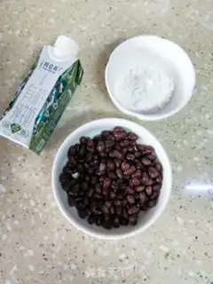 Make Red bean milk ice cream step 0