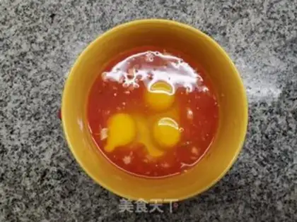 Make Tomato egg dumplings step 3
