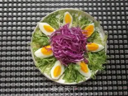Make ♪ ♪ A blue chord egg salad ♪ step 7