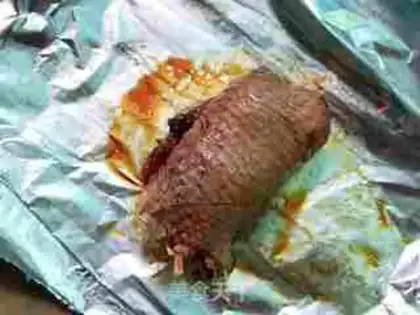 Make Honey chicken rolls step 7