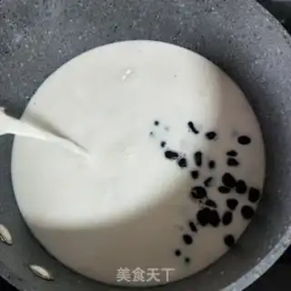 Make Red bean milk ice cream step 2