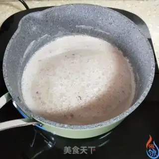Make Red bean milk ice cream step 3