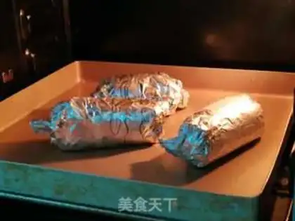 Make Honey chicken rolls step 9