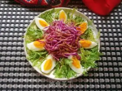 Make ♪ ♪ A blue chord egg salad ♪ step 10