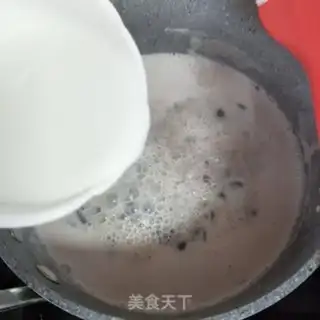 Make Red bean milk ice cream step 5