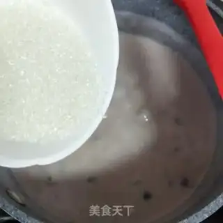 Make Red bean milk ice cream step 6