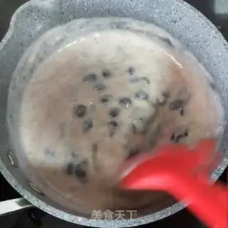 Make Red bean milk ice cream step 7