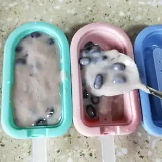 Make Red bean milk ice cream step 9
