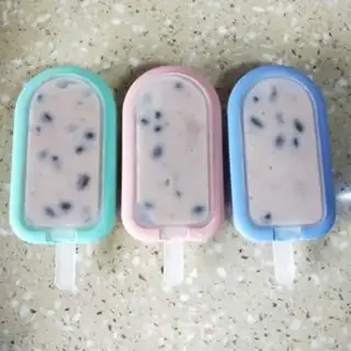 Make Red bean milk ice cream step 11